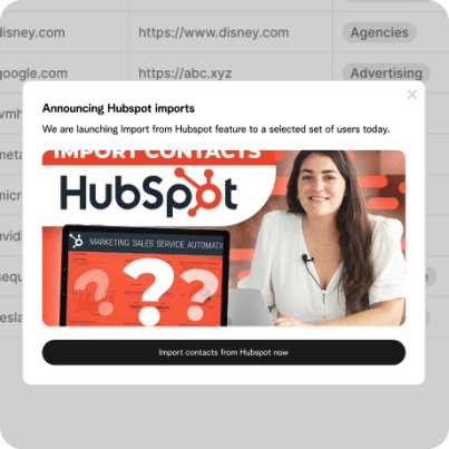 Announcement Interface